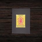 Don't Duck With Maine | Original Linocut ACEO Print