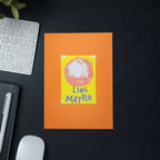 Orange Lies Matter | Original Linocut ACEO Print