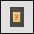Don't Duck With Maine | Original Linocut ACEO Print