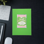 Resist Tyranny | Original Linocut ACEO Print