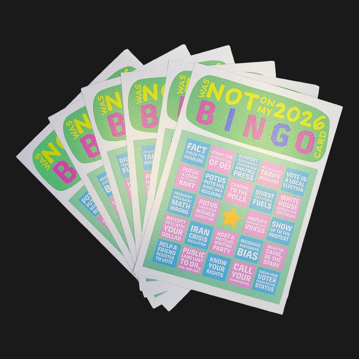 Was Not On My 2026 BINGO Card | 6 Pack