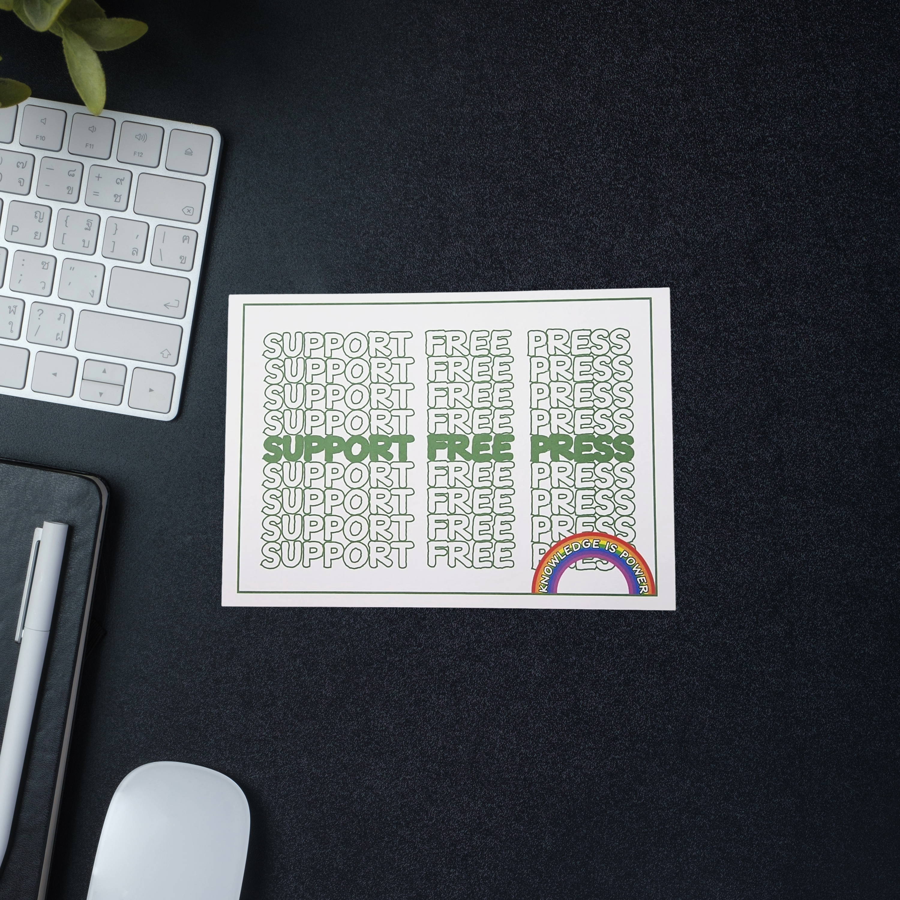 Support Free Press | 5x7 Postcard