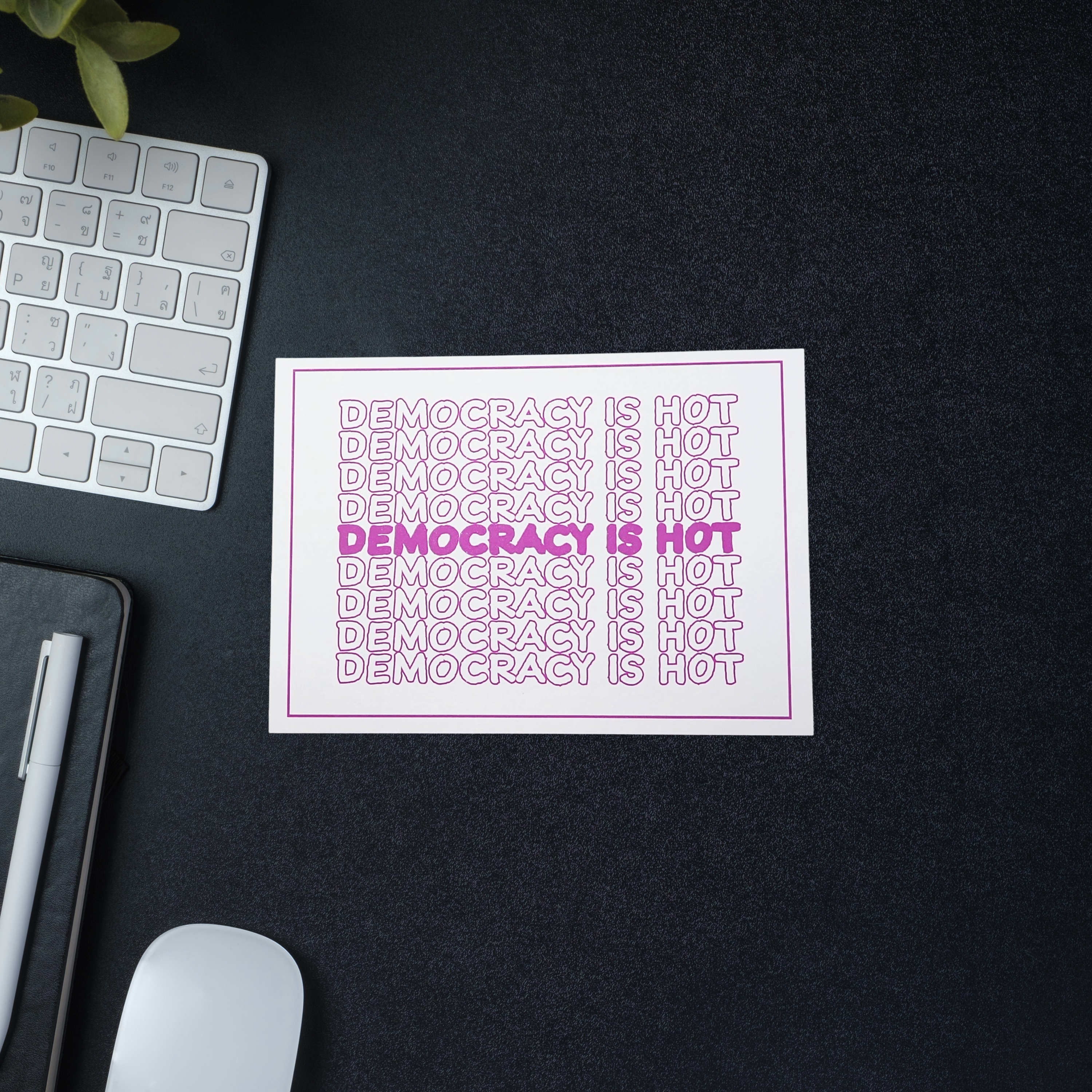 Democracy is Hot | 5x7 Postcard